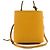Prada Borsa Tote e Borsa a Tracolla Medium Yellow Saffiano Doblé Panier Giallo - vista 4