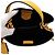 Prada Borsa Tote e Borsa a Tracolla Medium Yellow Saffiano Doblé Panier Giallo - vista 5