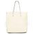 Burberry Borsa Tote e Borsa a Tracolla con Logo Stemma Ricamato Bianco