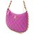 Chanel Borsa a tracolla hobo da donna in pelle di agnello viola con catena CC dorata Porpora - vista 2