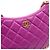 Chanel Borsa a tracolla hobo da donna in pelle di agnello viola con catena CC dorata Porpora - vista 7