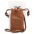 Céline Borsa a tracolla pochette per telefono Triomphe in pelle color Tan con coulisse