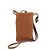 Céline Borsa a tracolla pochette per telefono Triomphe in pelle color Tan con coulisse - vista 2