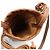 Céline Borsa a tracolla pochette per telefono Triomphe in pelle color Tan con coulisse - vista 6