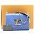 Louis Vuitton Borsa a tracolla e crossbody Denim Twist MM Silver Chain Blu