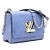 Louis Vuitton Borsa a tracolla e crossbody Denim Twist MM Silver Chain Blu - vista 3