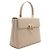Salvatore Ferragamo Borsa Tote e Borsa a Tracolla Classic Kelly Beige con Logo Gancini Dorato Marrone - vista 3