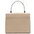 Salvatore Ferragamo Borsa Tote e Borsa a Tracolla Classic Kelly Beige con Logo Gancini Dorato Marrone - vista 4