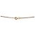 Chanel Collar Heart CC Gold - vista 4