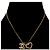 Chanel Collar Heart CC Gold - vista 5