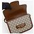 Horsebit 1955 Gucci Borsa a tracolla Small Horsebit GG Marrone - vista 8