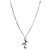 Oblique Dior Collana Obliqua Farfalla in Zirconia Argentata