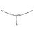 Oblique Dior Collana Obliqua Farfalla in Zirconia Argentata - Ansicht 3