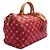 Louis Vuitton Borsa Speedy Monogram Bandouliere Tote Bag e Borsa a Tracolla in Special Red Rosso - vista 4