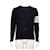 Thom Browne Diagonal Rundhals Strickpullover Unisex Blau  - Ansicht 1