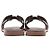 Hermès Sandali ciabatte ORAN da donna in Epsom Taupe Marrone - vista 5