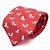 Hermès Red Silk Horse Pattern Tie