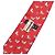 Hermès Red Silk Horse Pattern Tie - view 7