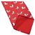 Hermès Red Silk Horse Pattern Tie - view 8