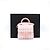 Chanel Borsa Tote e Borsa a Tracolla da Donna in Tweed Rosa e Pelle di Agnello con Manico Superiore
