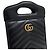 Gucci Mini Tote Bag GG Marmont Matelassé con manico superiore e tracolla Nero - vista 4