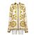 Fendi Unisex-Seidenhemd mit FF Logo Baroque Golden