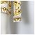 Fendi Unisex-Seidenhemd mit FF Logo Baroque Golden - Ansicht 3