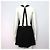 Prada Vestido sin mangas de gabardina de algodón negro para mujer - vista 4