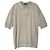Loro Piana Strick-T-Shirt Polo aus Leinen Kurzarm Beige Braun