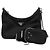 Prada Borsa a tracolla hobo multi in Re-Nylon nera Nero