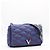 Louis Vuitton Denim Malta MM Schultertasche mit silberner Kette Blau - Ansicht 3