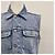 Dior Chaleco de denim bordado Azul - vista 6