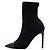 Louis Vuitton Black Fabric Toe Monogram Stud Ankle Boots
