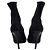 Louis Vuitton Black Fabric Toe Monogram Stud Ankle Boots - view 6