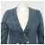 Balmain Chaqueta vaquera de algodón azul lavado para mujer - vista 2