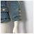 Balmain Chaqueta vaquera de algodón azul lavado para mujer - vista 3