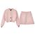 Louis Vuitton Monogramm-Handtuch-Cardigan-Rock-Set Rosa Pink