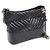 Chanel Gabrielle Chevron Hobo Medium Schultertasche mit Kette Schwarz - Ansicht 3