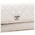 Chanel Borsa a pochette con tracolla a catena Caviar Ivory Season Bianco - vista 13