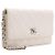 Chanel Borsa a pochette con tracolla a catena Caviar Ivory Season Bianco - vista 4