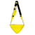 Prada Borsa a tracolla Triangle Giallo