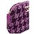 Chanel Mini bolsa de ombro meia-lua em tweed roxo com corrente dourada - vista 8