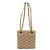 Saint Laurent Borsa a spalla e borsa a tracolla in shearling marrone