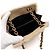 Saint Laurent Borsa a spalla e borsa a tracolla in shearling marrone - vista 5