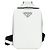 Prada Sac en cuir Saffiano Blanc