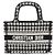 Dior Mini mala Book Tote bordada com micro pied-de-poule