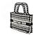 Dior Mini mala Book Tote bordada com micro pied-de-poule - vista 2