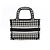 Dior Mini mala Book Tote bordada com micro pied-de-poule - vista 4