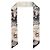Salvatore Ferragamo Bandana in seta con stampa Brezza Bianco
