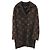 Louis Vuitton Abrigo Monogram con detalles Low Edge Negro